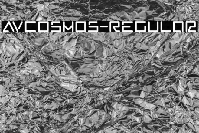 AVCosmos-Regular Font examples
