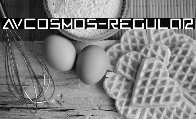 AVCosmos-Regular Font examples