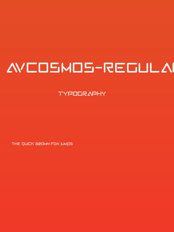 AVCosmos-Regular Poster