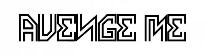 AVENGE ME  font caratteri gratis