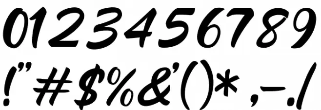 AVENTURES Font OTHER CHARS