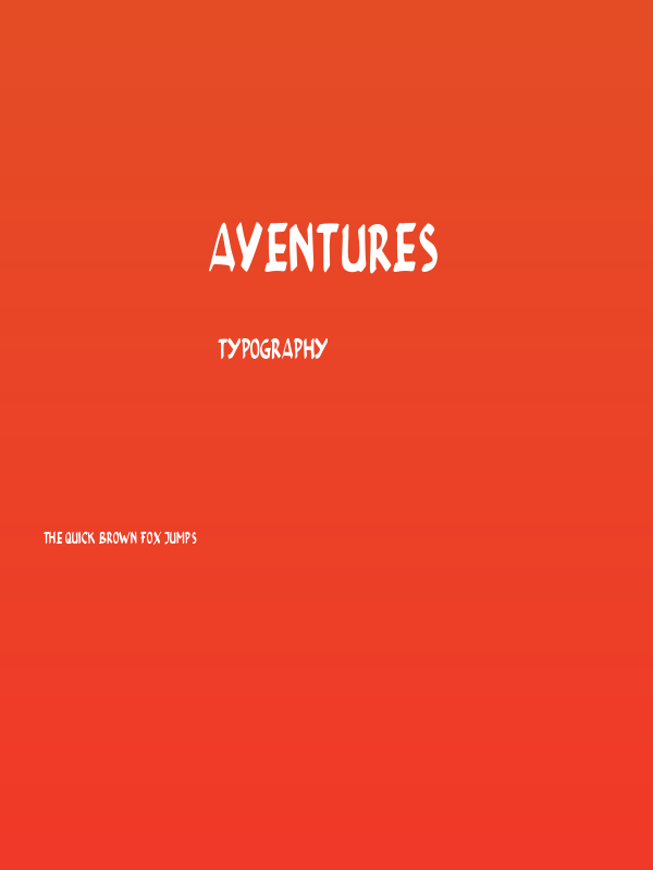 AVENTURES Poster
