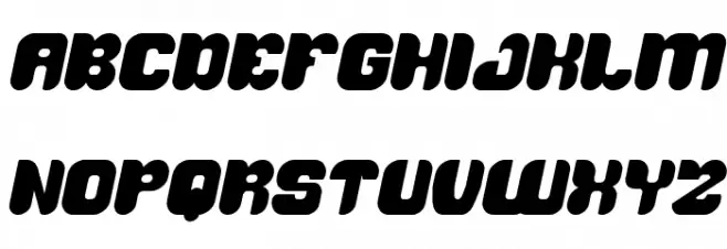 AVIATOR Bold Italic Fonte MAIÚSCULAS