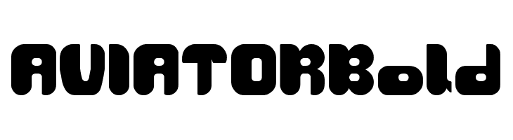 AVIATOR Bold  les polices de caractères gratuit tlcharger