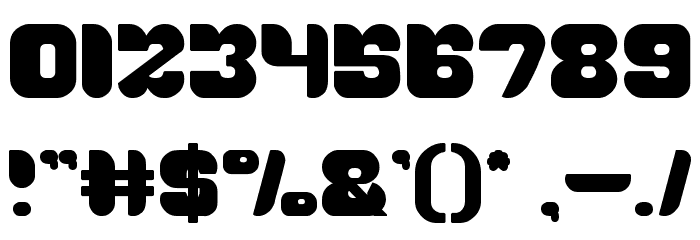 AVIATOR Bold Font OTHER CHARS