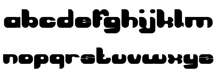 AVIATOR Bold Font LOWERCASE