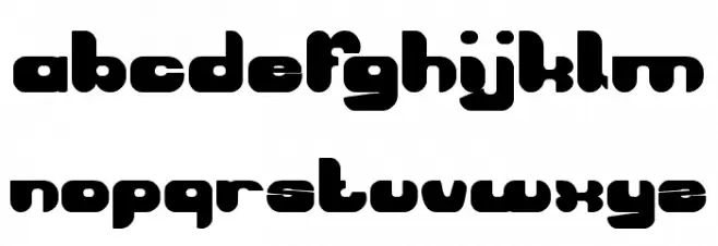 AVIATOR Bold Font LOWERCASE