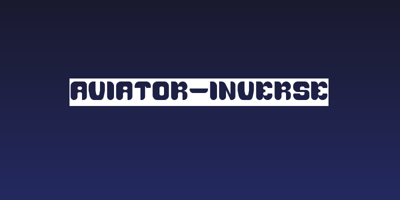 AVIATOR-Inverse Social Header