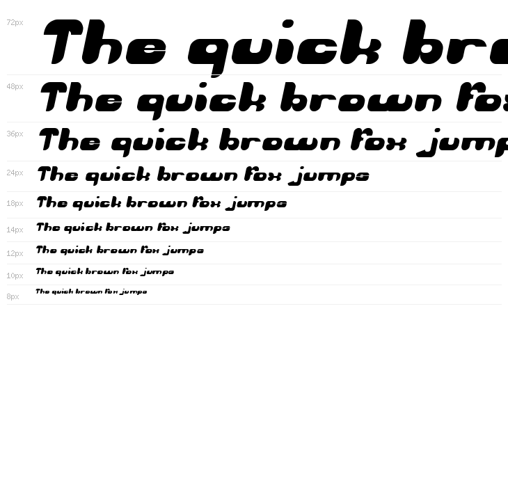 AVIATOR Italic Waterfall