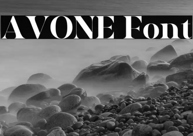 AVONE Font examples