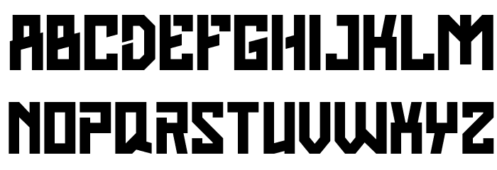 AVRAAM BUSCHA Font LOWERCASE