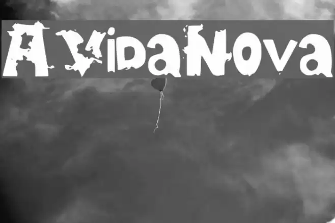 AVidaNova Schriftart examples