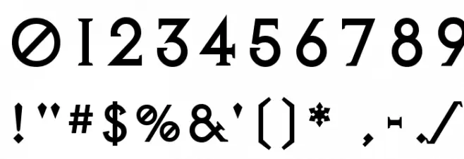 AvQest Font OTHER CHARS