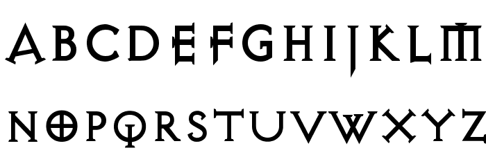 AvQest Font LOWERCASE