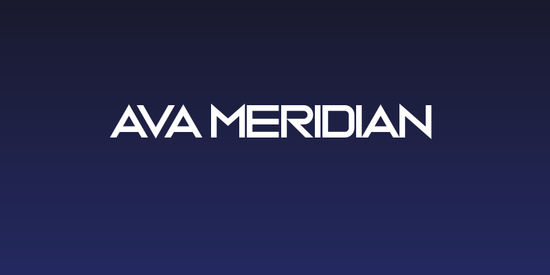 Ava Meridian Social Header