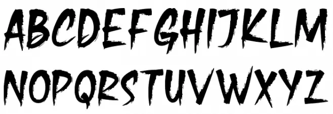 Avaca Davra Schriftart Groß