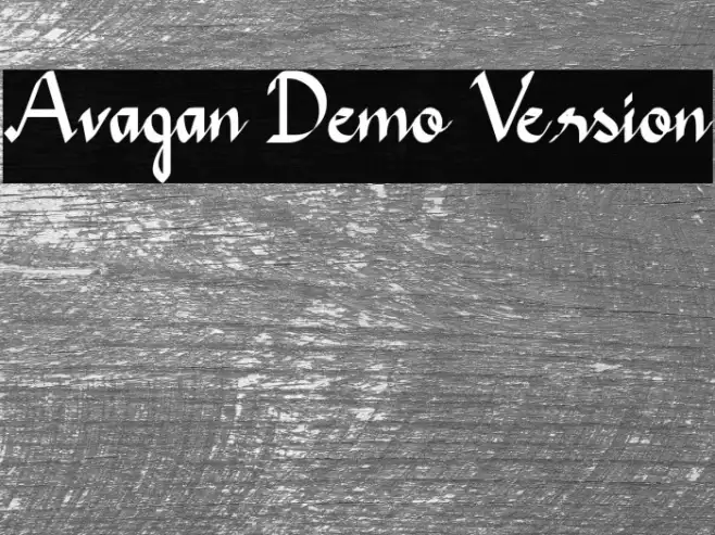 Avagan Demo Version Example 3