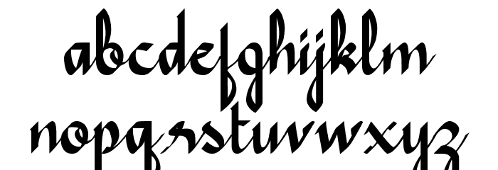 Avagan Demo Version Font LOWERCASE