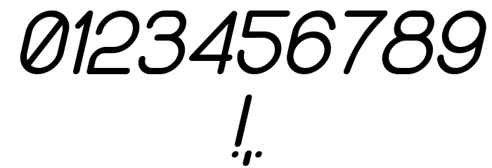 Available Italic Font OTHER CHARS