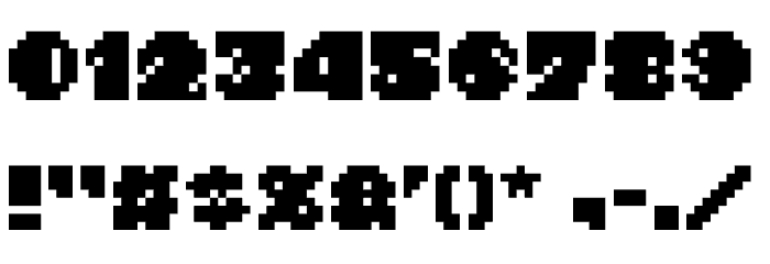 AvalanchenoBitma Font OTHER CHARS