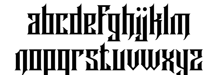 Avalen Rekas Regular Font LOWERCASE
