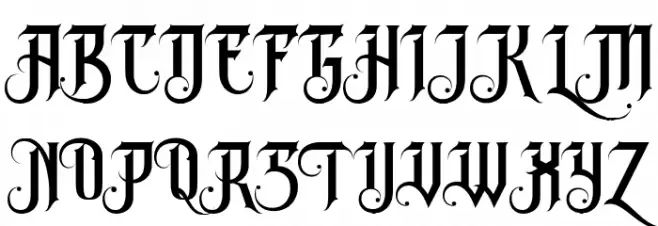 Avalen Rekas Regular Font Litere mari
