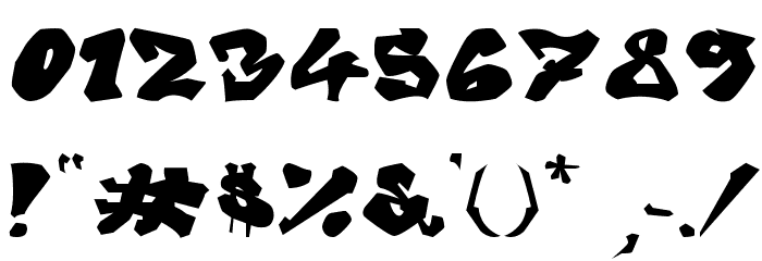 Avalon Old Skool Graff Font OTHER CHARS