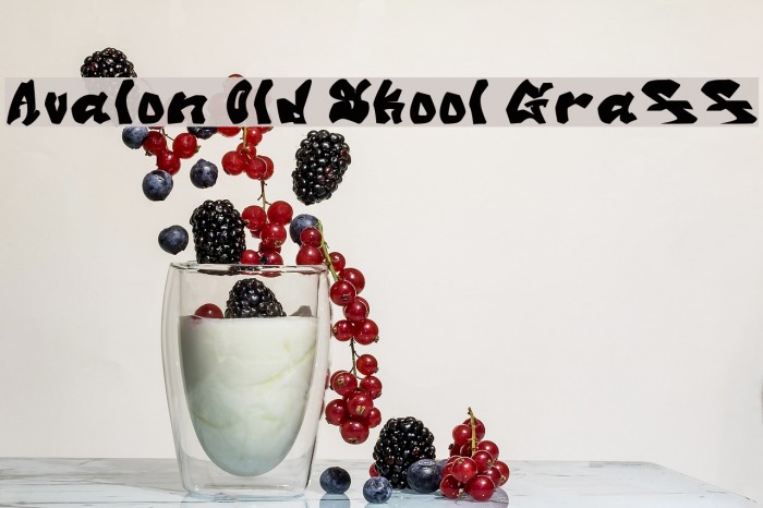 Avalon Old Skool Graff Font examples
