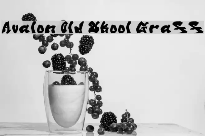 Avalon Old Skool Graff フォント examples
