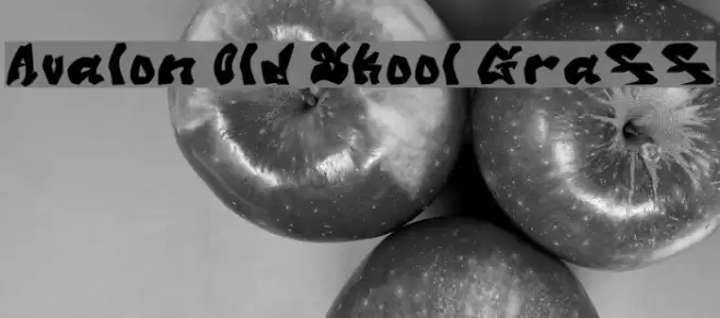 Avalon Old Skool Graff フォント examples