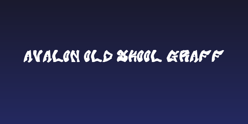 Avalon Old Skool Graff Social Header