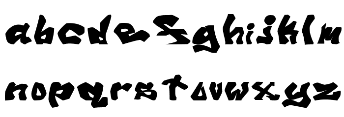 Avalon Old Skool Graff Font LOWERCASE