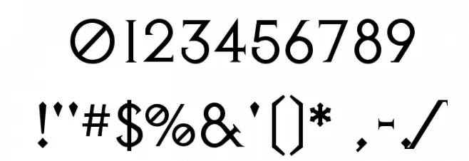 Avalon Quest Font OTHER CHARS
