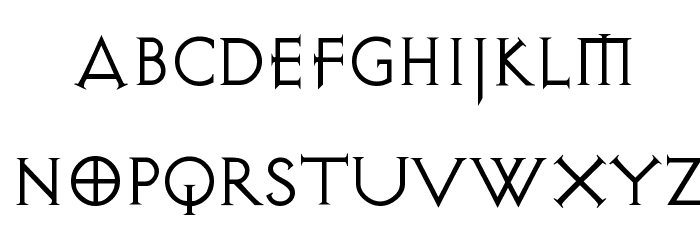 Avalon Quest Font LOWERCASE