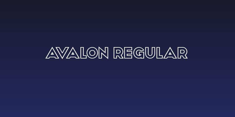 Avalon Regular Social Header