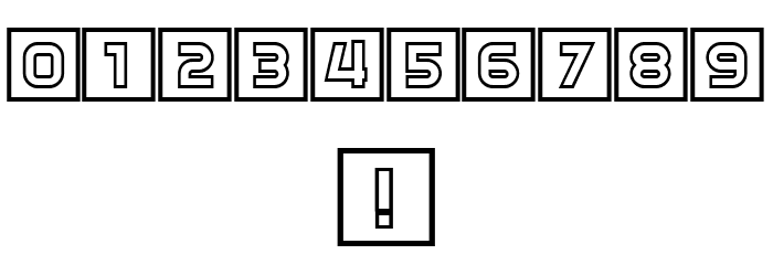 Avalon Square Regular Font OTHER CHARS