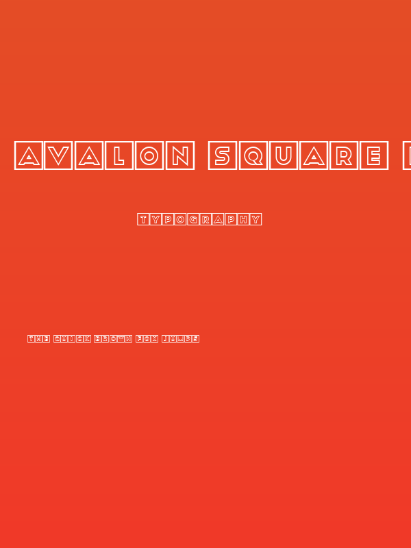 Avalon Square Regular Poster