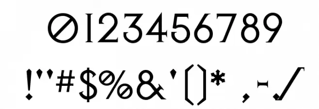 AvalonQuest Font OTHER CHARS