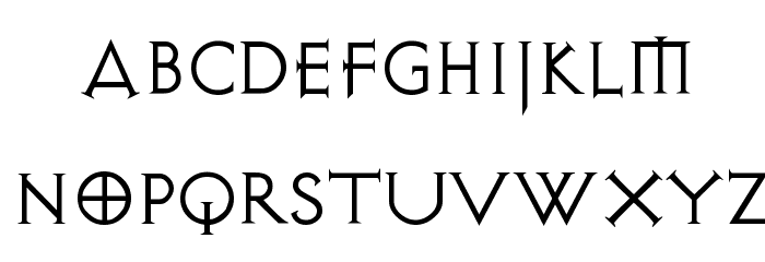 AvalonQuest Font LOWERCASE