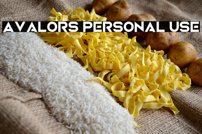 Avalors Personal Use Example 2