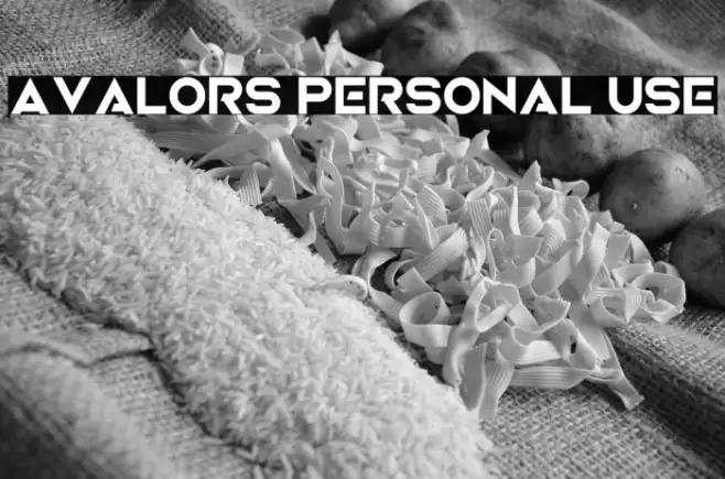 Avalors Personal Use Example 2