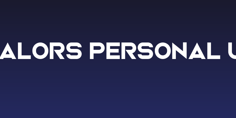 Avalors Personal Use Social Header