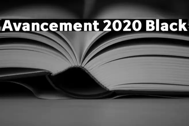 Avancement 2020 Black Font examples