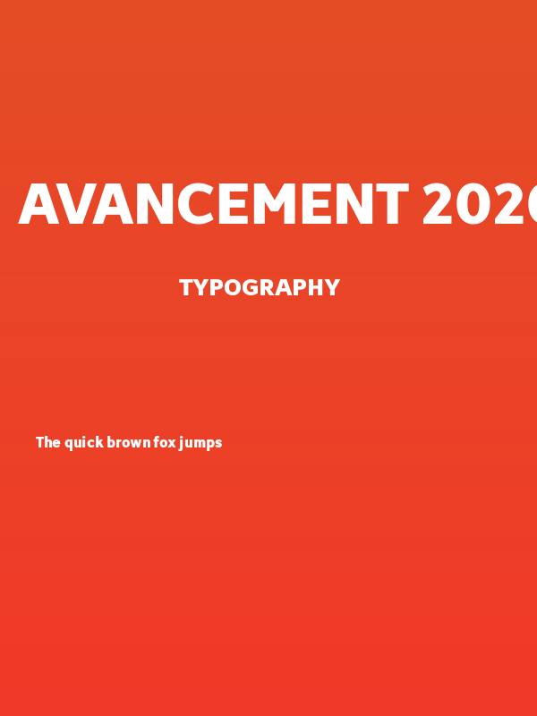 Avancement 2020 Black Poster