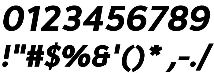 Avancement 2020 Bold Italic Font OTHER CHARS