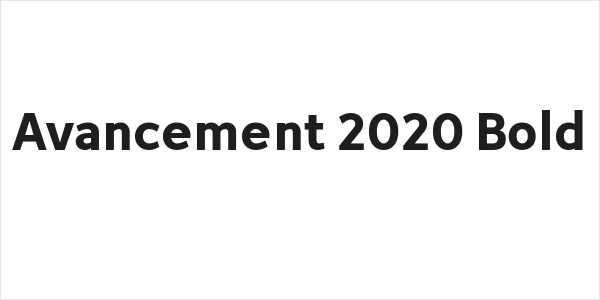 Avancement 2020 Bold Logo