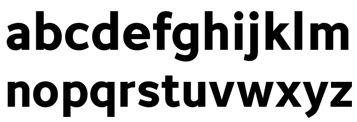 Avancement 2020 Bold Font LOWERCASE