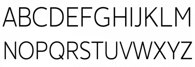 Avancement 2020 Light フォント 大文字