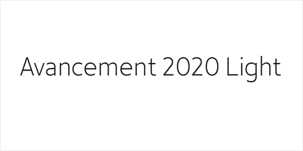 Avancement 2020 Light Logo