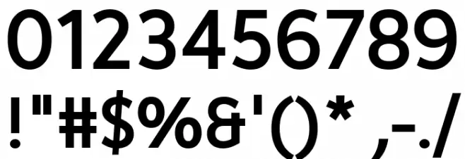 Avancement 2020 Medium Font OTHER CHARS